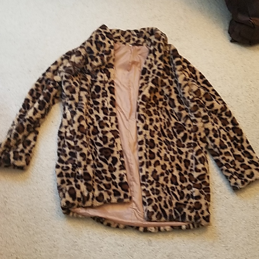 COPY - NWOT Never worn Animal print coat